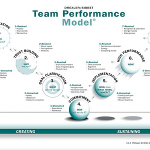 Team Performance Model for sustainable team creation and performance improvement